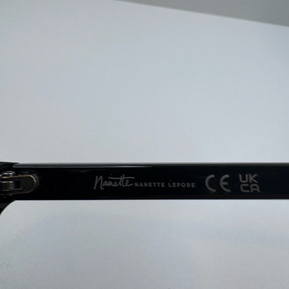 NANETTE LEOPRE SUNGLASSES HHNN0214-R NN313 OX BLACK SUNGLASSES - Picture 8 of 15